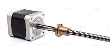 Шаговый двигатель 42HSL48-1204JA08-E150 (Tr8*8) - st-e.info - Абакан