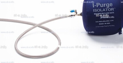 Односторонняя заглушка с трубкой и клапаном ISO 4" (102 mm)  - st-e.info - Абакан
