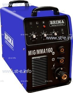 Сварочный полуавтомат инверторный одноблочный Brima MIG/MMA-160 - st-e.info - Абакан